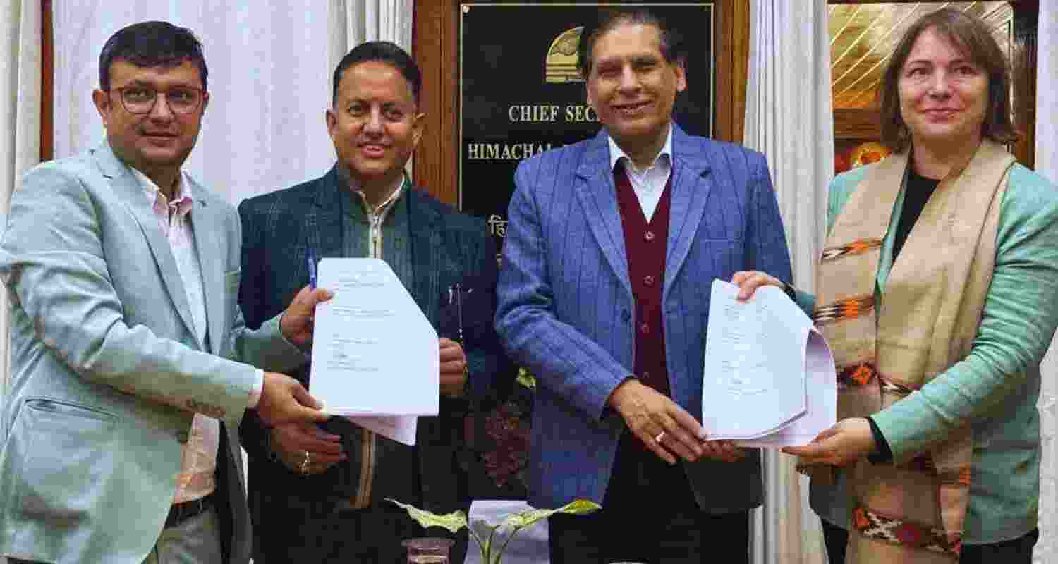 HP government signs MoU with French agency for Disaster Risk Reduction. 