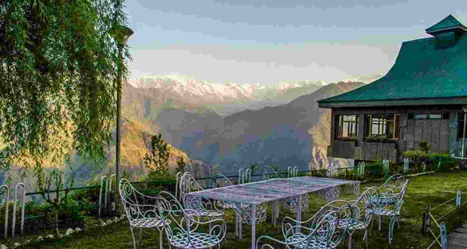 A HPTDC hotel in Sarahan, Himachal Pradesh.