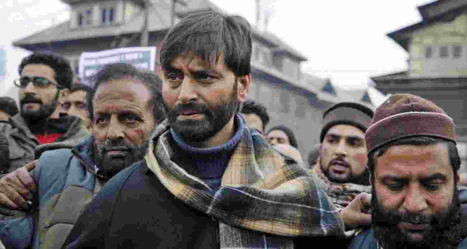 Hurriyat leader Yasin Malik.