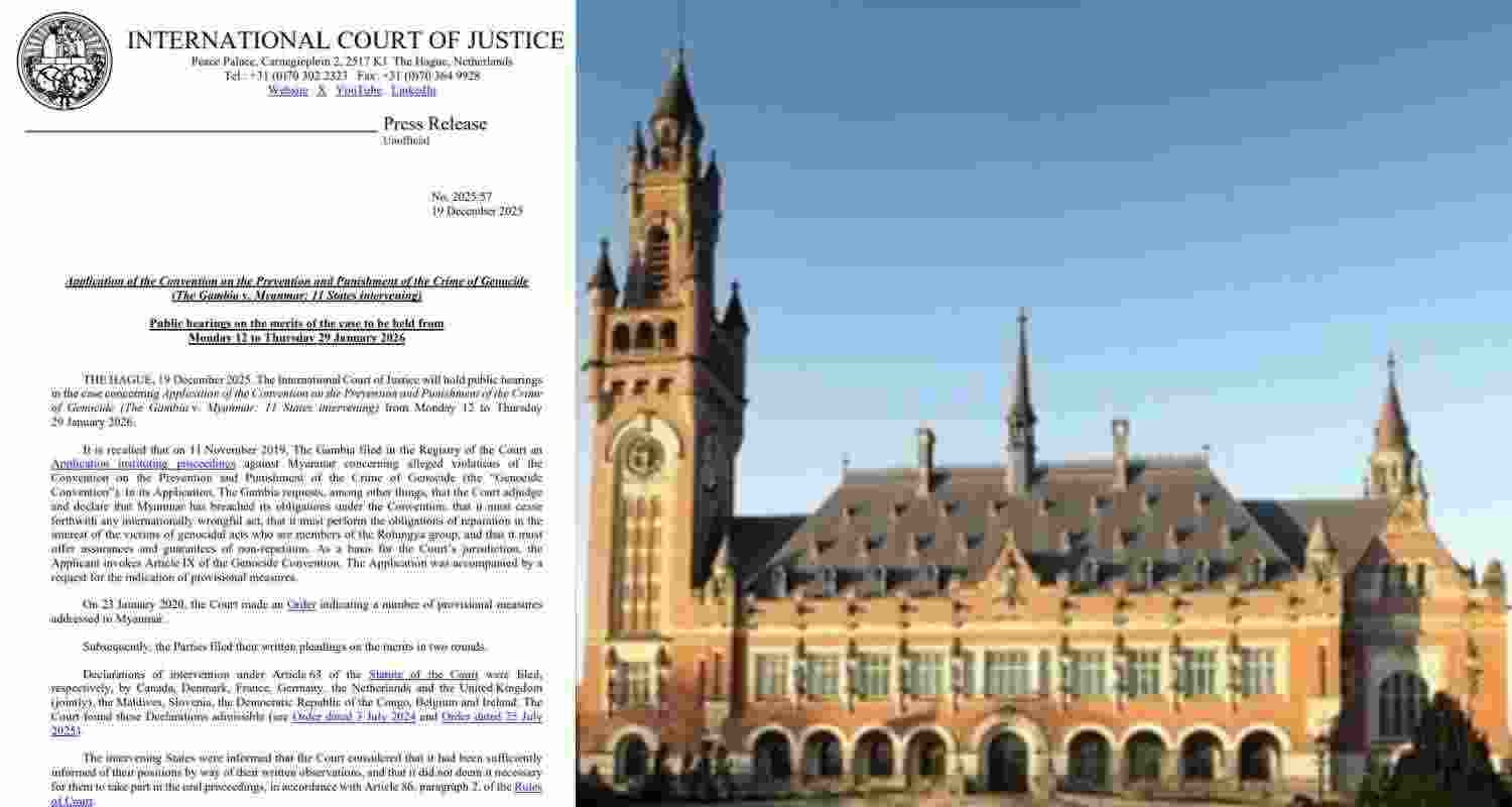 ICJ to hear Rohingya genocide case against Myanmar today