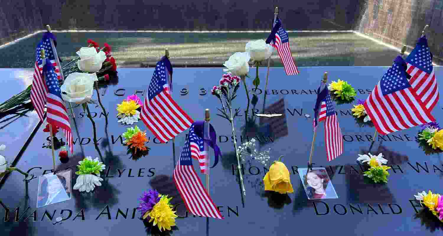 Chesterfield Holds Tribute To 911 Victims At New Memorial Site In New Jersey.