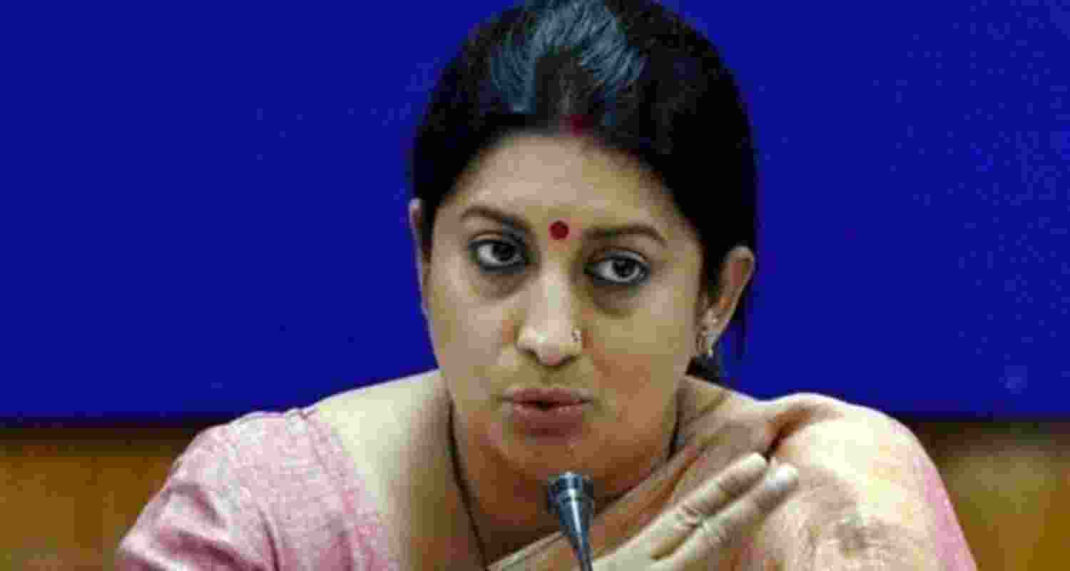 BJP’s Smriti Irani criticises INDI alliance for disrespecting women.