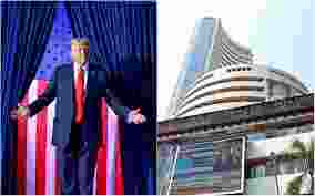 Indian stocks fall post-Trump victory; US markets rally