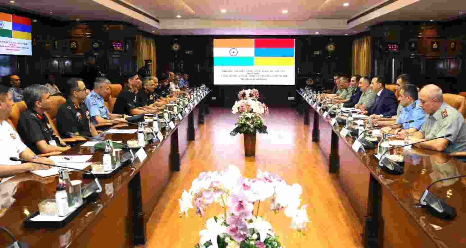 Anil Chauhan, Edvard Asryan discuss defence ties, joint military hardware projects in Delhi.