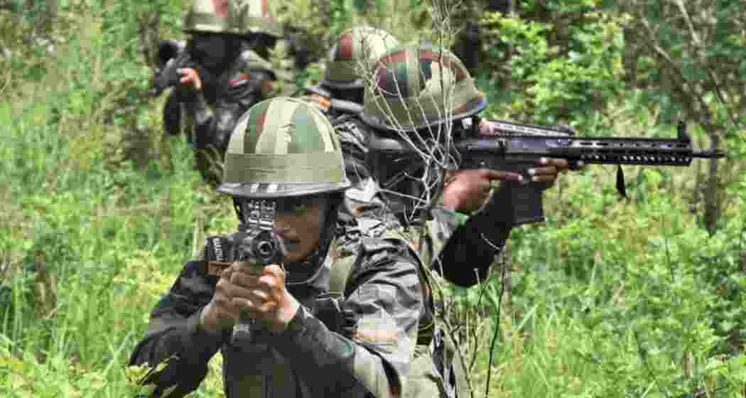 Indian Army personnel in action. File photo.