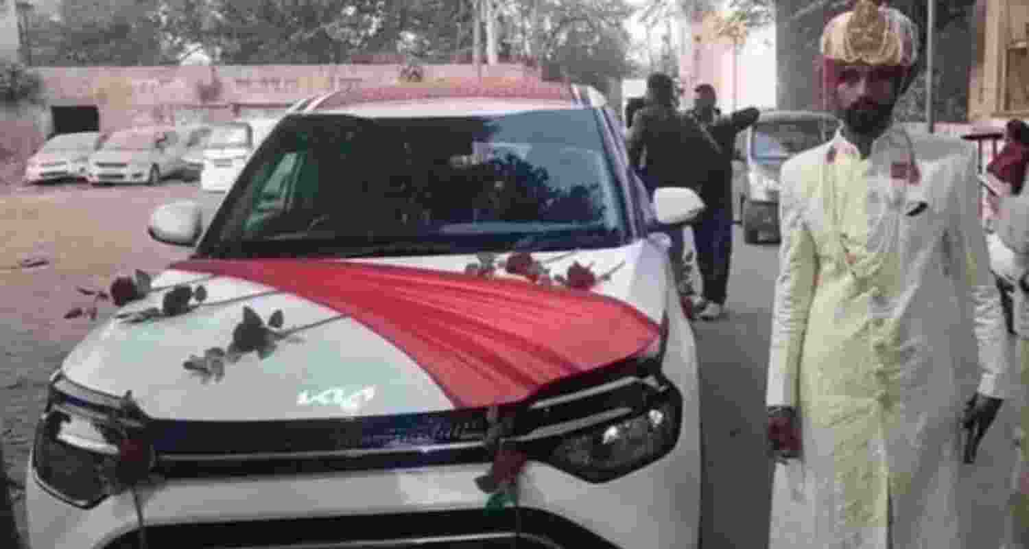 Groom Deepak Kumar returned to Jalandhar from Dubai a month ago to marry Manpreet Kaur, who he had been talking to on Instagram for three years, but had never met.