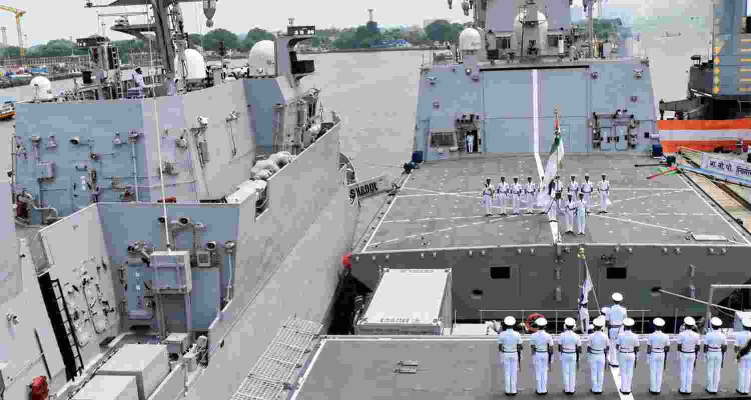 PM Narendra Modi commissioned three indigenously built naval ships in Kolkata, boosting India's maritime security and showcasing indigenous defence capabilities.