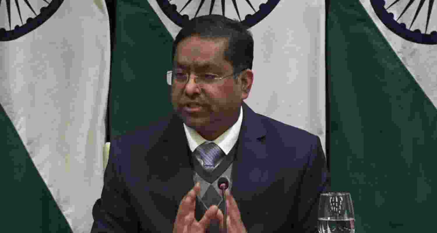 External Affairs Ministry spokesperson Randhir Jaiswal. 