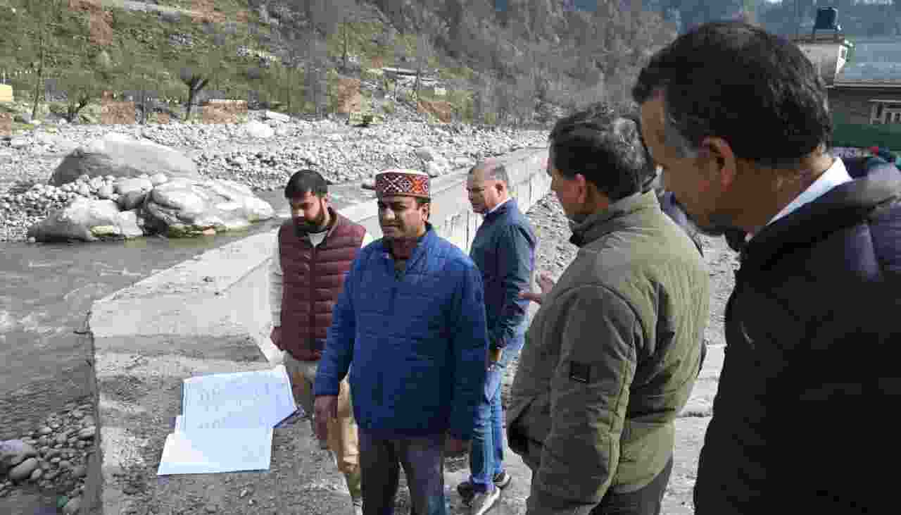 Secretary, Jal Shakti, Finance, Planning, Economics and Statistics, Dr. Abhishek Jain, visited the Manali Assembly constituency on Thursday.