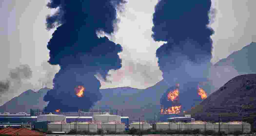 Smoke rises following an Israeli airstrike in Dahiyeh, Beirut's southern suburbs, Lebanon, on Saturday.