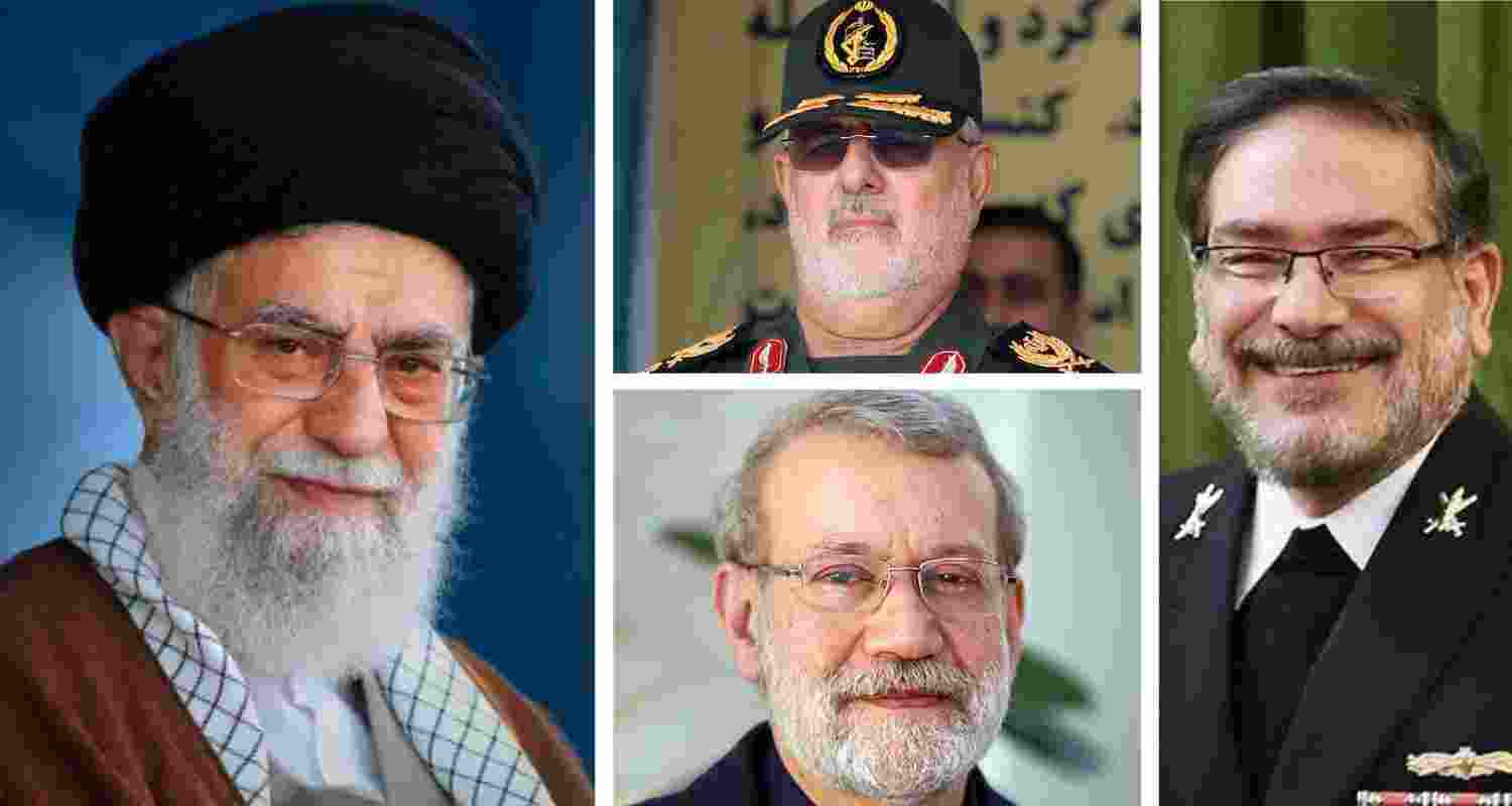 Top Iranian leaders killed in US-Israel war, including Khamenei and Larijani, as decapitation strikes target Iran’s military and political leadership.