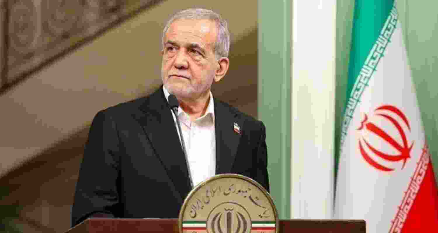 Iran’s President Masoud Pezeshkian says the US must leave West Asia for regional security as tensions escalate and attacks hit shipping lanes and energy targets.