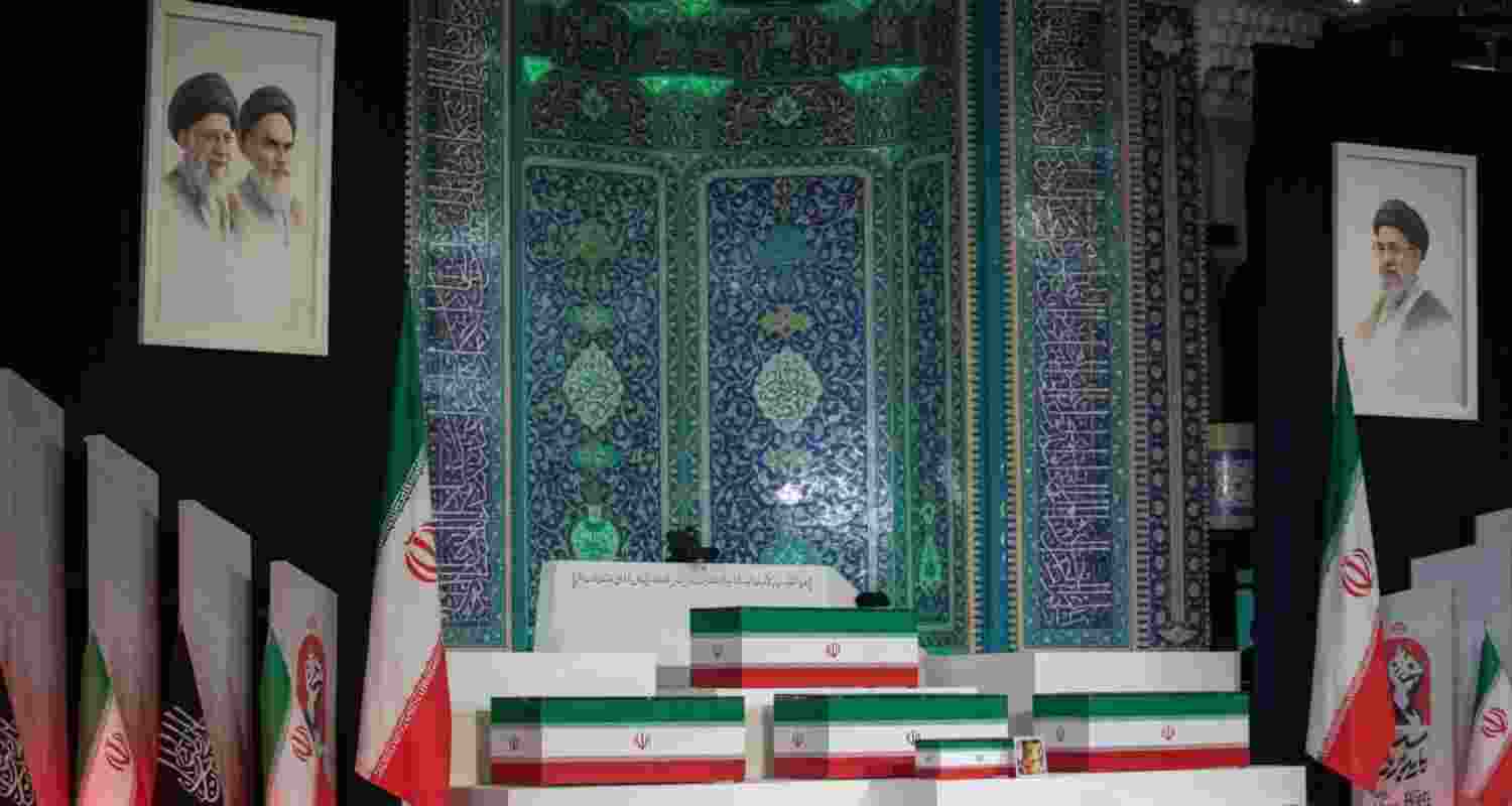 Millions gather in Tehran for Ayatollah Ali Khamenei's funeral as leaders and delegations from over 100 countries attend the state ceremony.