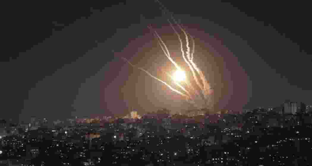A Hezbollah rocket barrage targets northern Israel in retaliation for Israeli airstrikes.