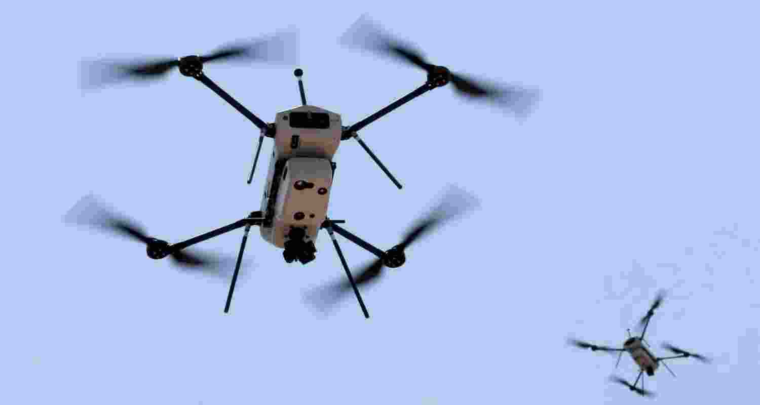 A representative image of Israeli drones.