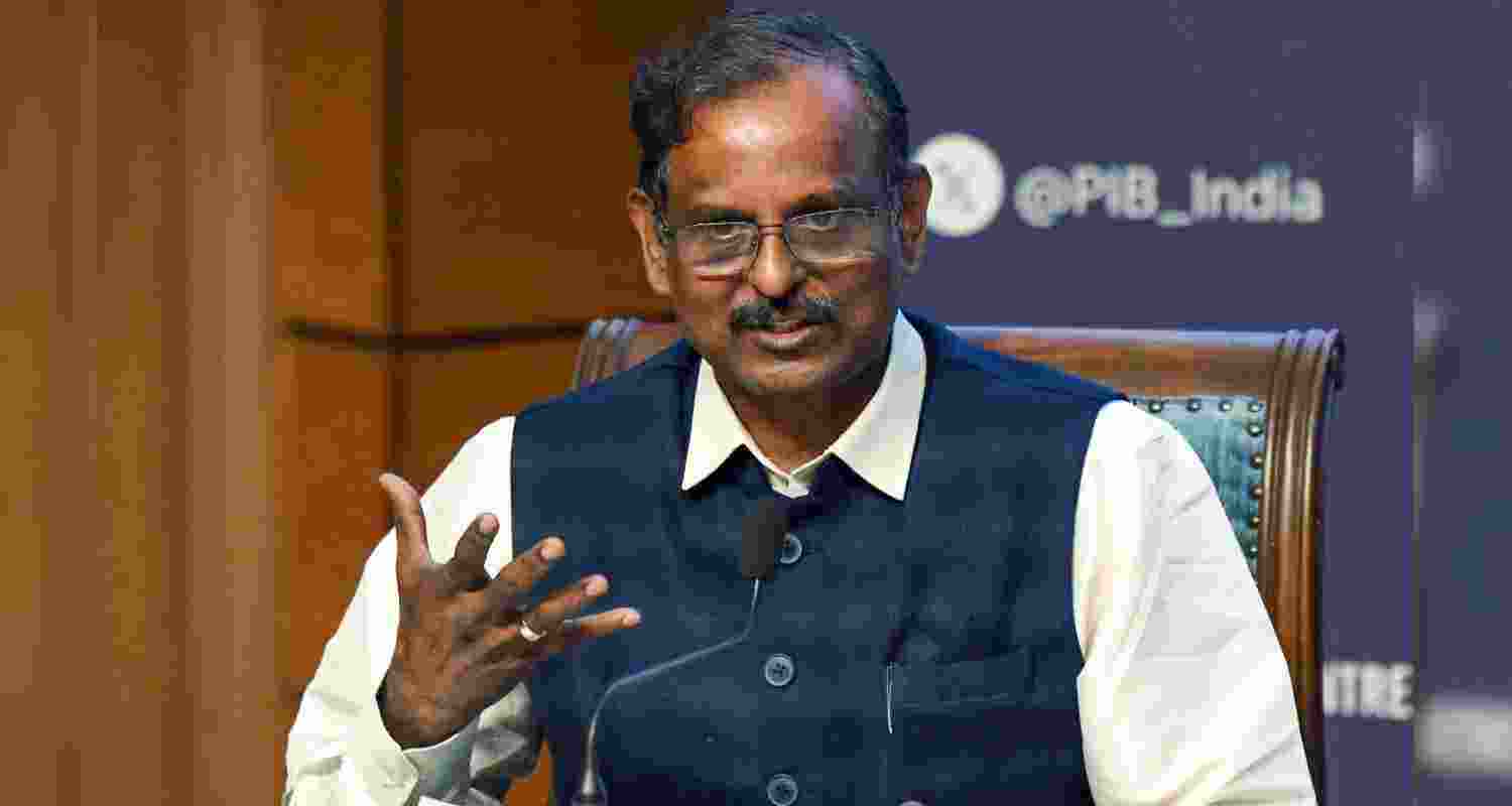 ISRO Chairman V Narayanan. 