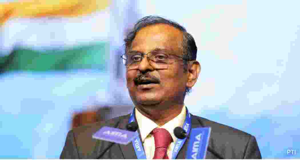  Indian Space Research Organisation (ISRO) Chairman V Narayanan. (File photo)