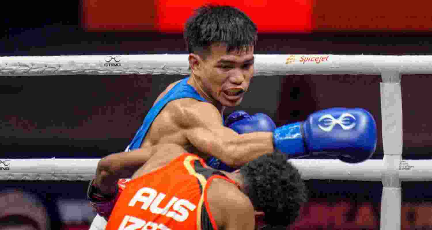 Jadumani Singh fought hard but could not avert a 2-3 defeat in a split decision against Japan’s Rimma Yamaguchi, who is the No. 1 seed in the category.