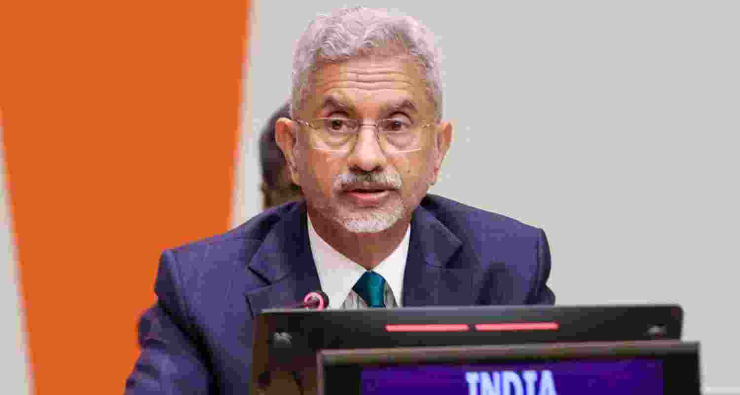 File photo of External Affairs Minister S. Jaishankar. File photo of External Affairs Minister S. Jaishankar.