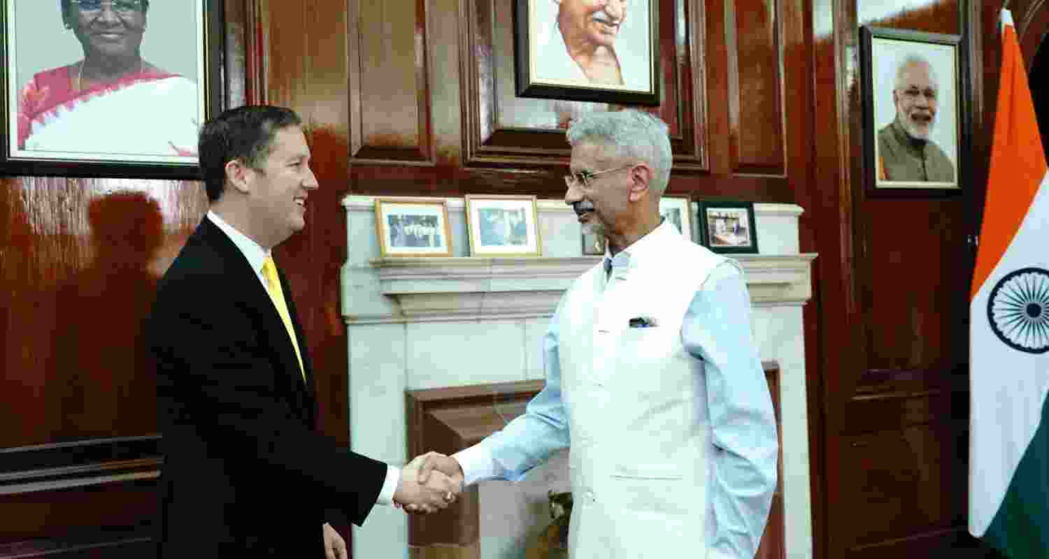 EAM S Jaishankar meets US envoy-designate Sergio Gor. 
