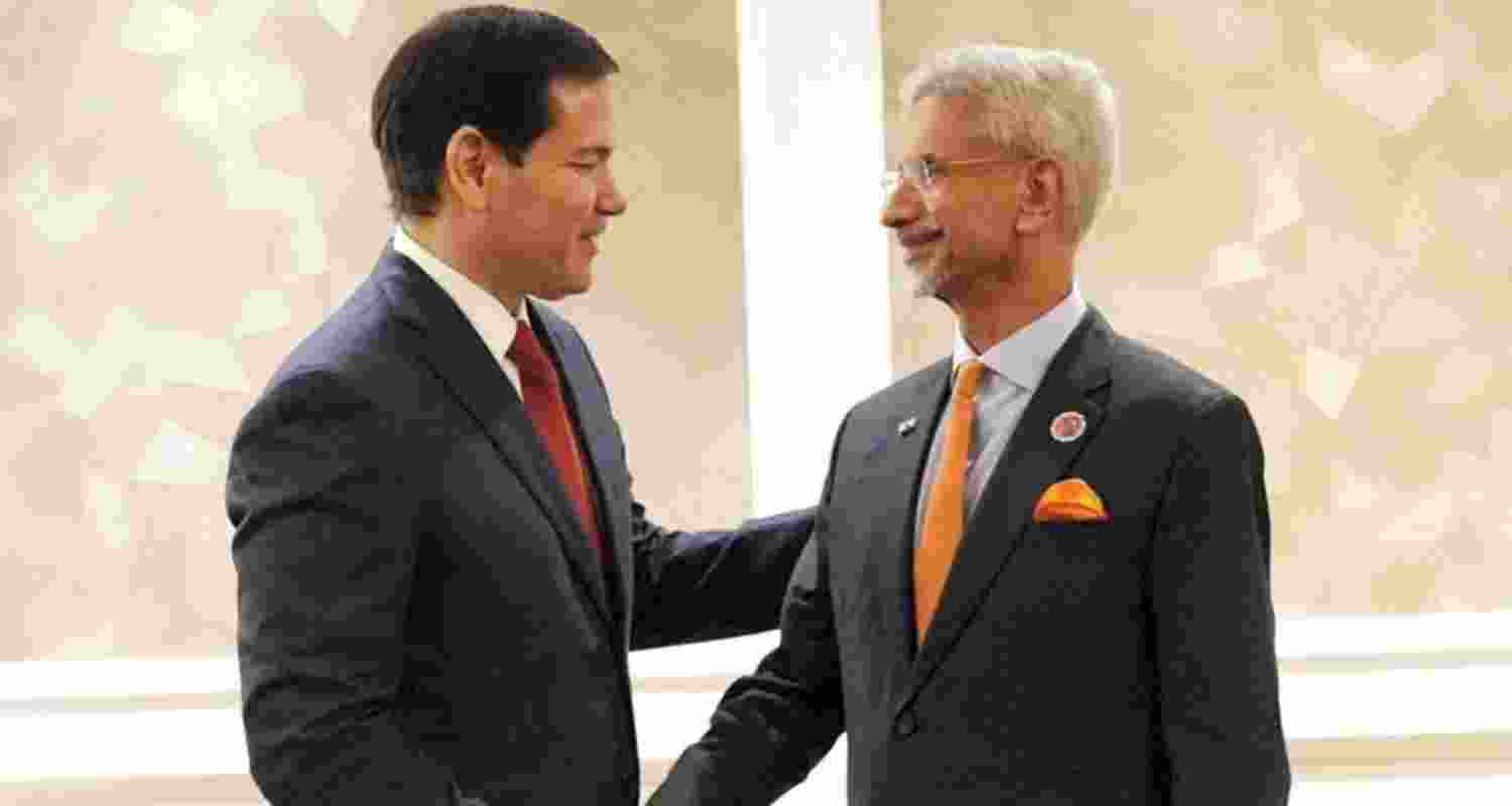 External Affairs Minister S. Jaishankar with United States Secretary of State Marco Rubio during a meeting on the sidelines of the ASEAN Summit, in Kuala Lumpur, Malaysia. 