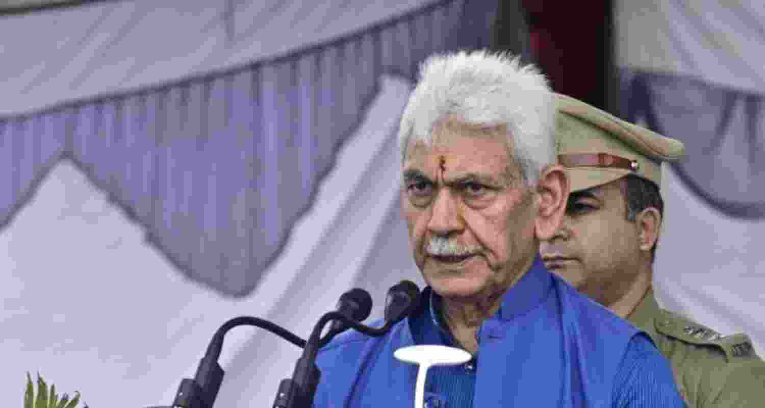 Jammu and Kashmir Lt Governor Manoj Sinha.