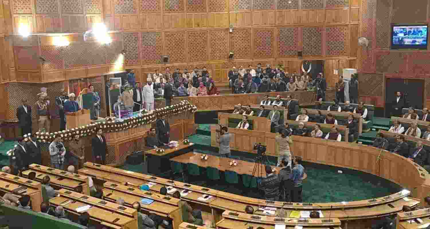 BJP MLAs disrupt J&K Assembly over demand for National Law University in Jammu, raising regional concerns as Budget session resumes in Srinagar.