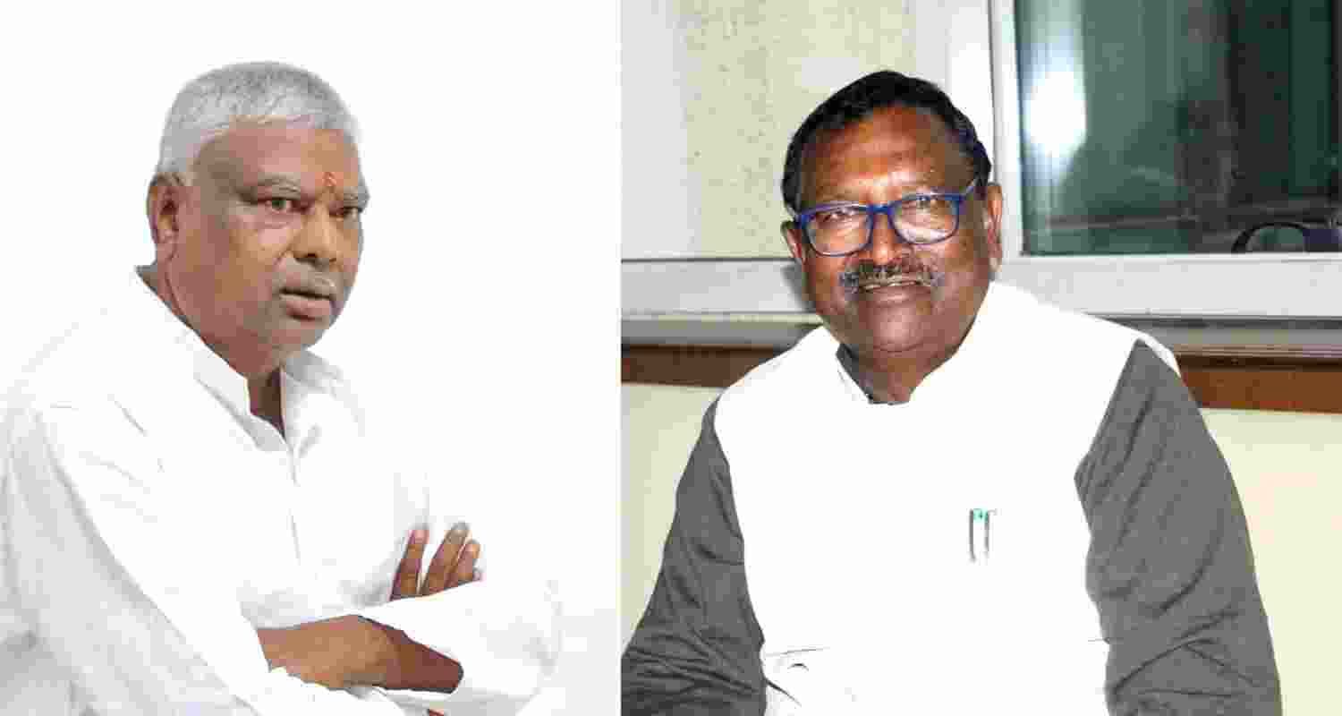 Mathura Mahto (left) and Nalin Soren (right).