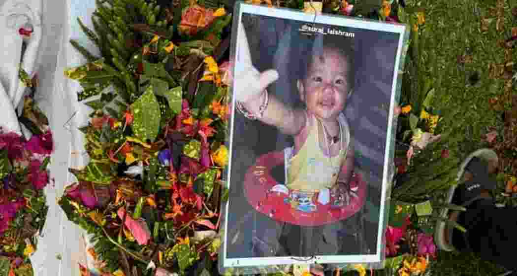 A photograph of the youngest victim of the November 11, 2024 incident in Manipur’s Jiribam. 