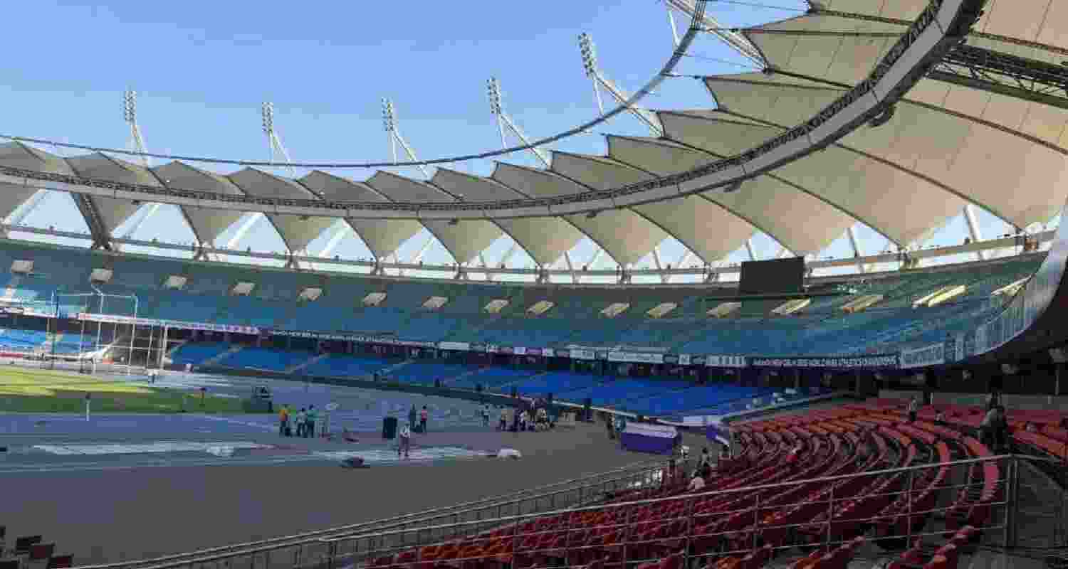A file photograph of Jawahar Lal Nehru Stadium, New Delhi.