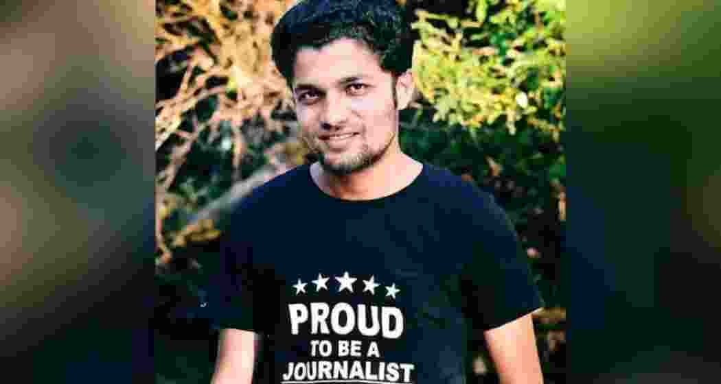 File photo of journalist Mukesh Chandrakar. 