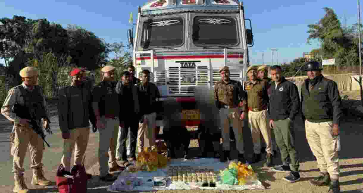 A case has been registered under the Narcotic Drugs and Psychotropic Substances (NDPS) Act, and further investigation is underway to trace the wider drug trafficking network involved.