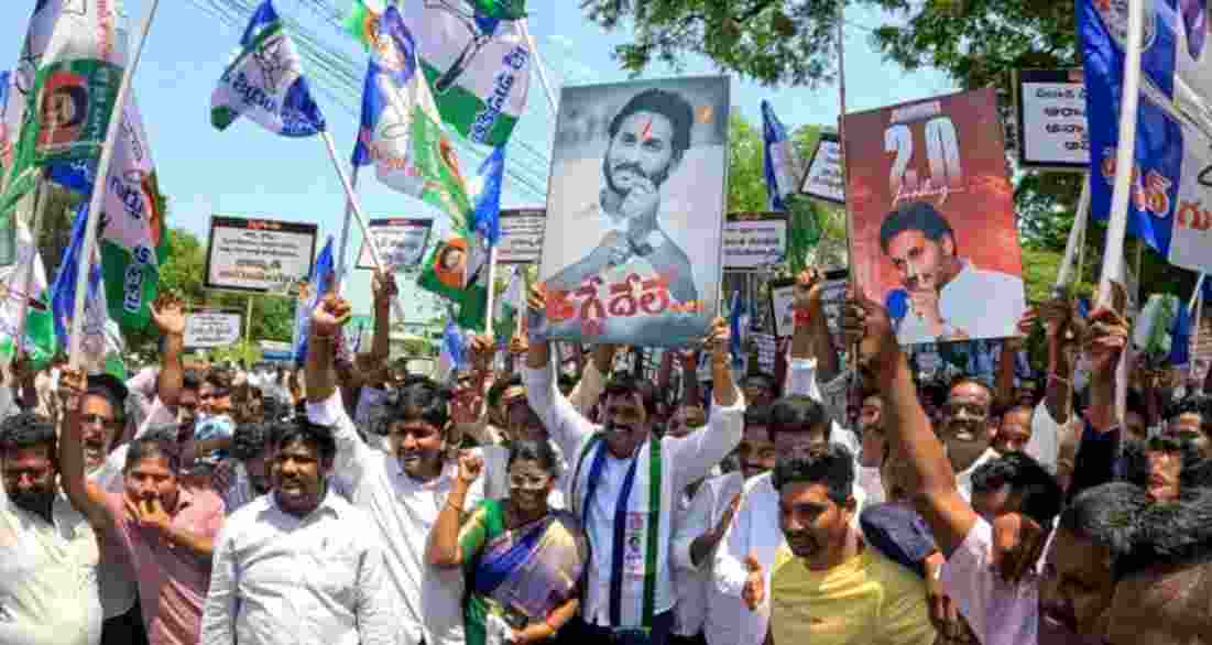 'Betrayal Day' protests mark 1 year of NDA govt in Andhra
