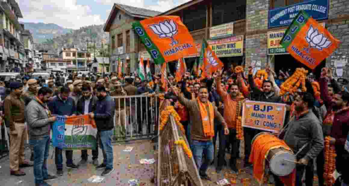 Setback to Cong as BJP wins three out of four MCs in HP