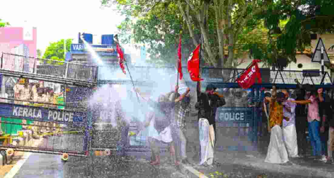 Protests intensify in Kerala demanding Health Min's resignation Protests intensify in Kerala demanding Health Min's resignation
