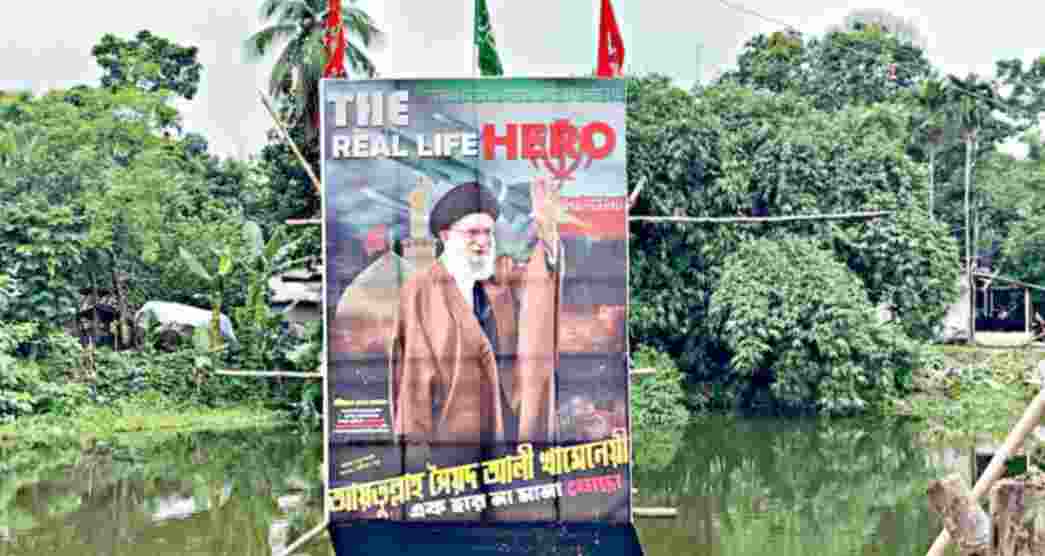 Posters of Khamenei surface in Bengal’s Basirhat on Muharram