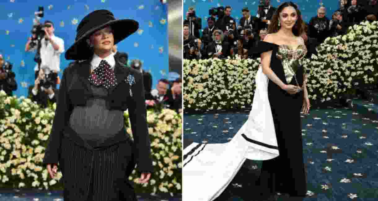 Rihanna, Kiara flaunt baby bumps at Met Gala 2025