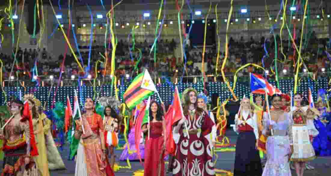 Miss World 2025 contestants visit Buddhavanam on Buddha Purnima