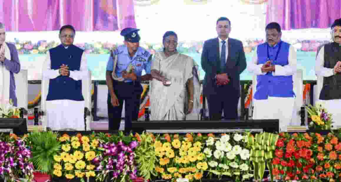 Prez Murmu launches ₹6,400 cr rail, health projects in Odisha
