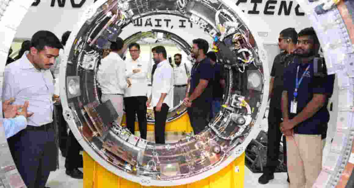 The flag-off during which the Chief Minister ceremonially cleared the rocket's space-ready payload fairing, the protective structure that shields satellites during flight marks the completion of Skyroot's pre-flight testing programme at its Hyderabad facilities.