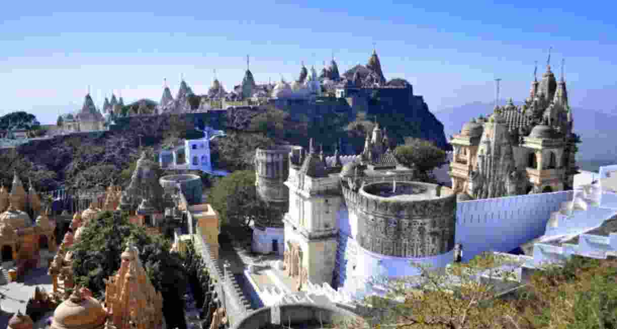 Gujarat’s Palitana Jain temple.
