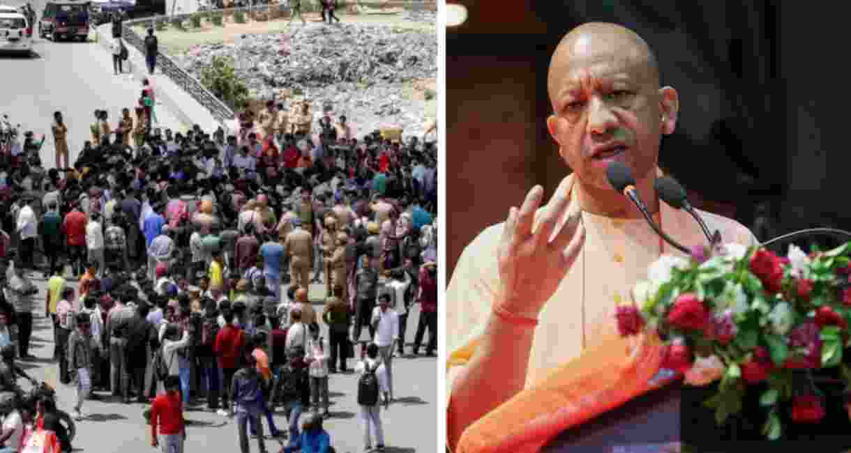 According to the police, the situation was hijacked by "miscreants" looking to cause trouble under the guise of the protest.