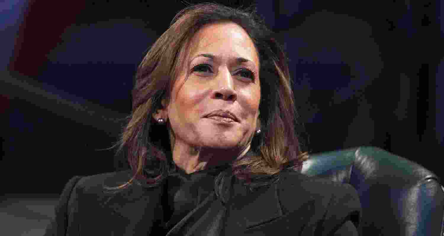 Former US Vice President and Democratic leader Kamala Harris.