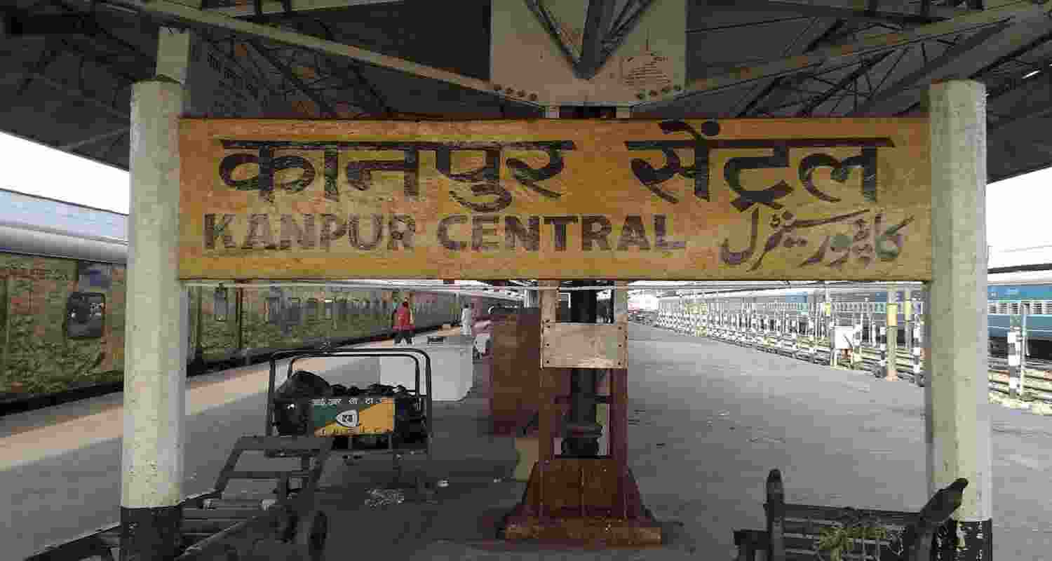 Kanpur Central railway station received two bomb threats in 36 hours, triggering large security searches. No suspicious objects were found, police said.