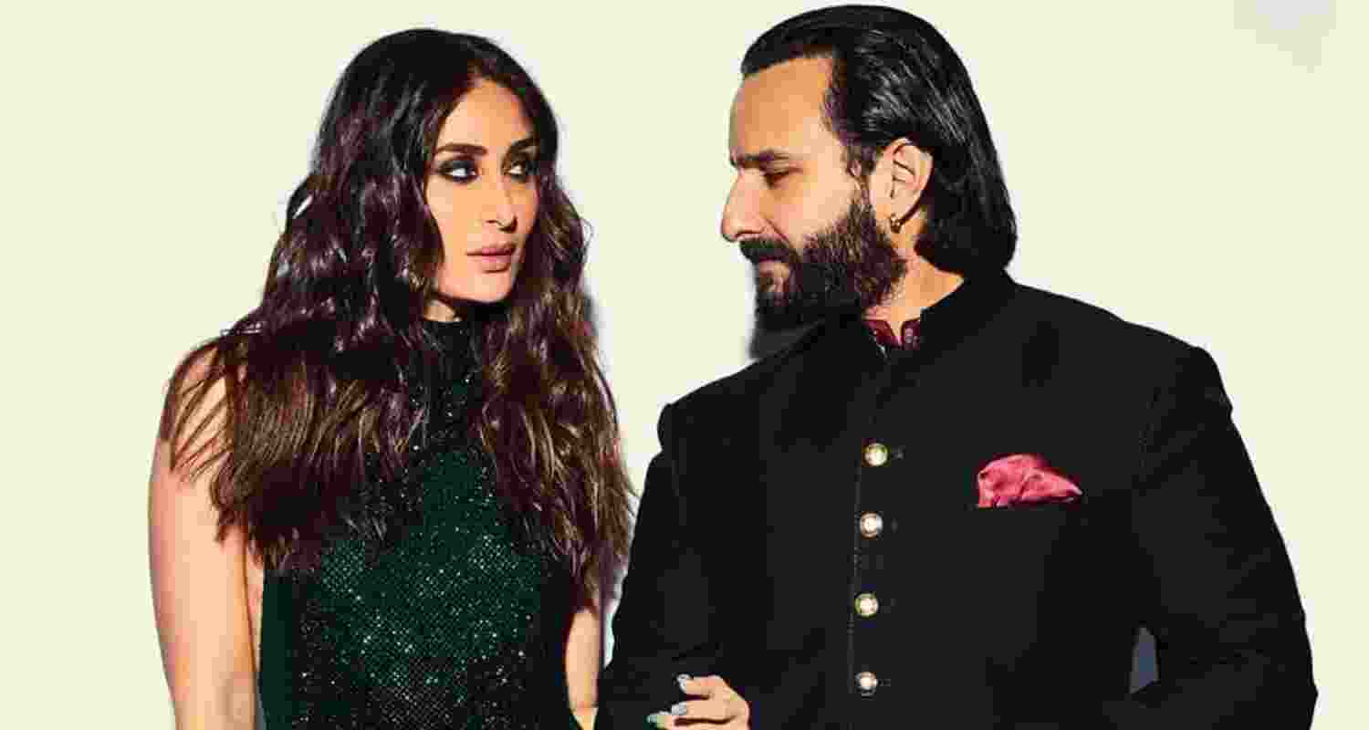 Bollywood's power couple Kareena Kapoor Khan and Saif Ali Khan. Image: X
