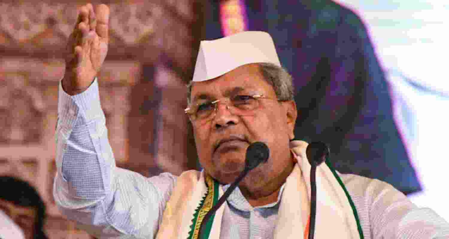 Karnataka Chief Minister Siddaramaiah.