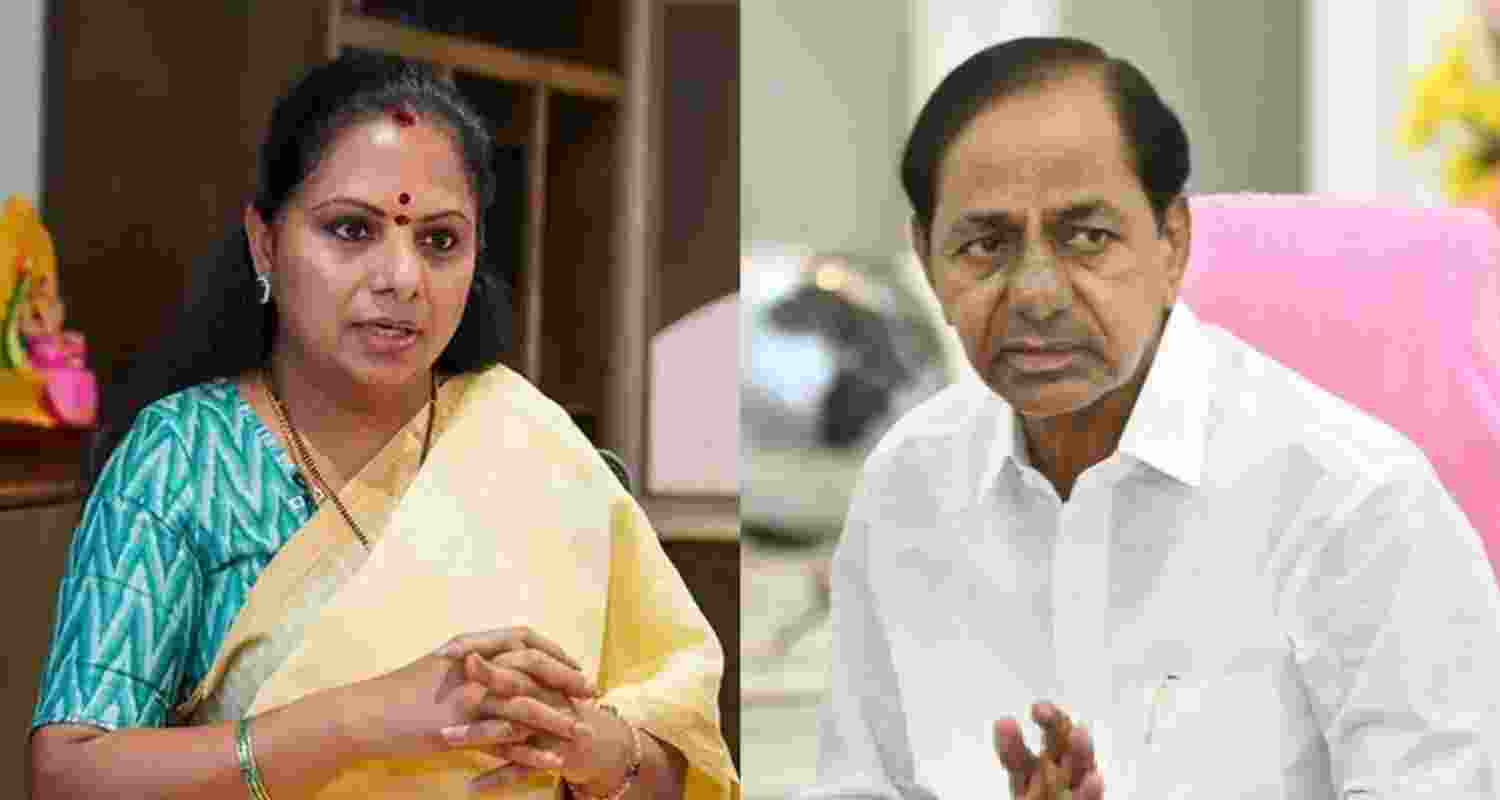 Kavitha trains her guns on father KCR for going soft on BJP