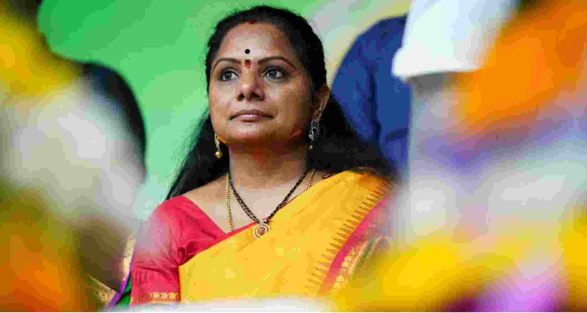BRS leader K Kavitha. Image via Facebook.