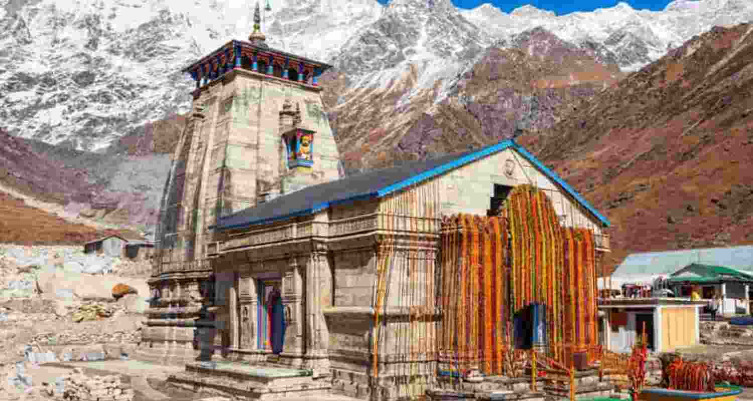 Kedarnath temple. 