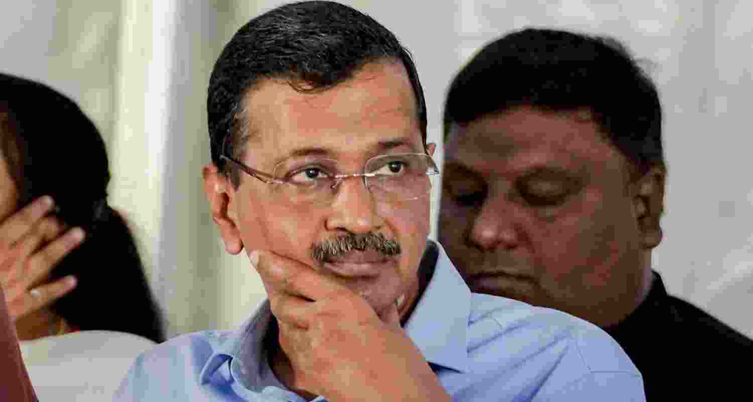 The former Chief Minister of Delhi, Arvind Kejriwal - file image.  